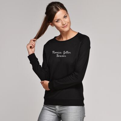 Sweatshirt "Monica Geller Forever" - Damen - Farbe Schwarz