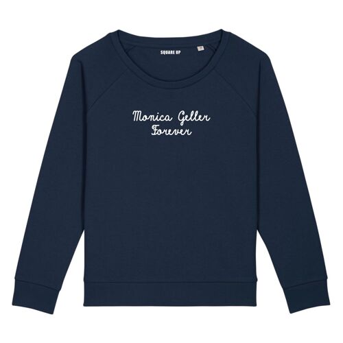 Sweat "Monica Geller Forever" - Femme - Couleur Bleu Marine