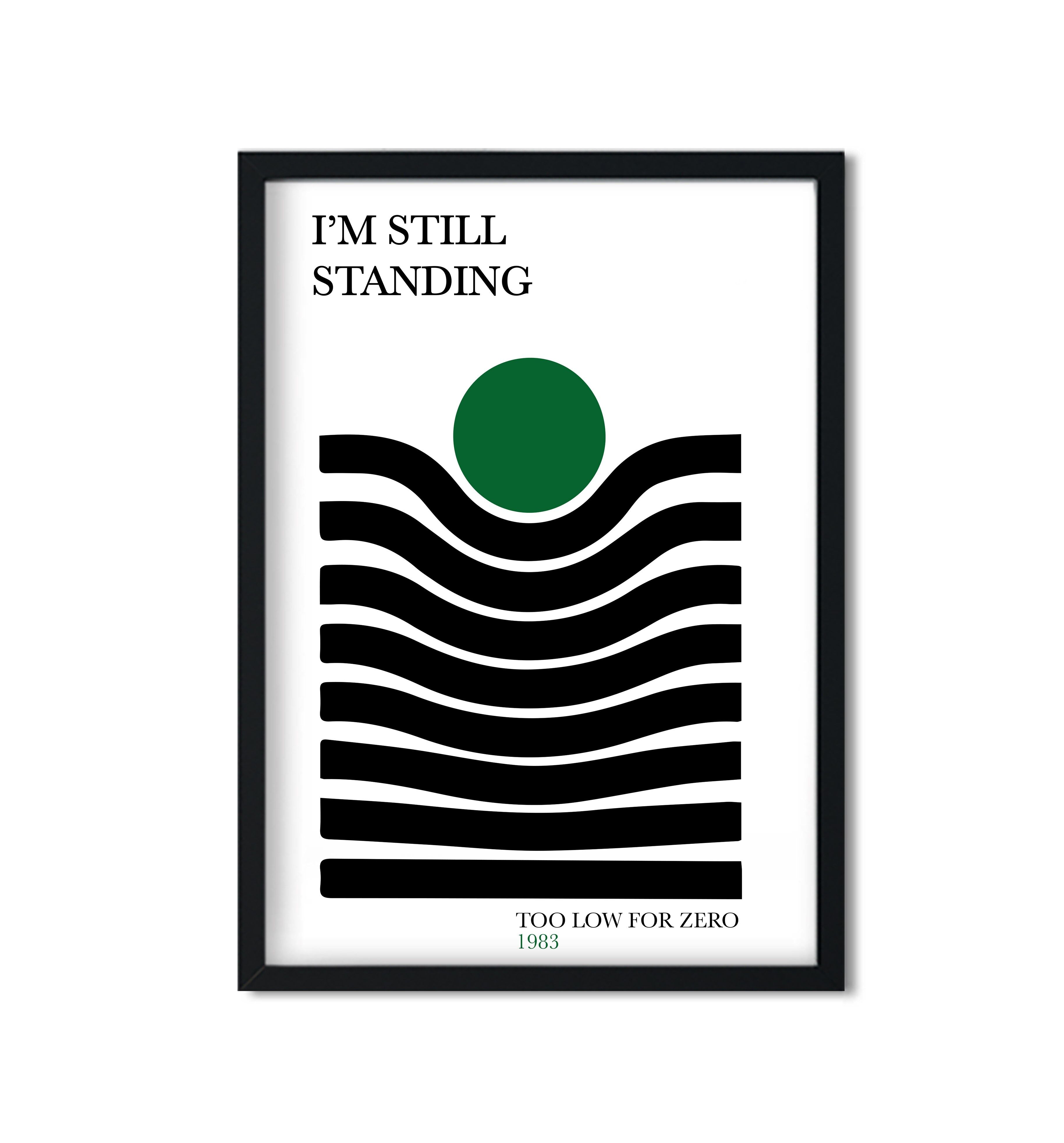 Sono ancora in piedi Elton John ha ispirato la stampa artistica giclée astratta