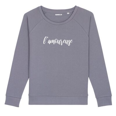 Sweat "L'amoureuse" - Femme - Couleur Lavande