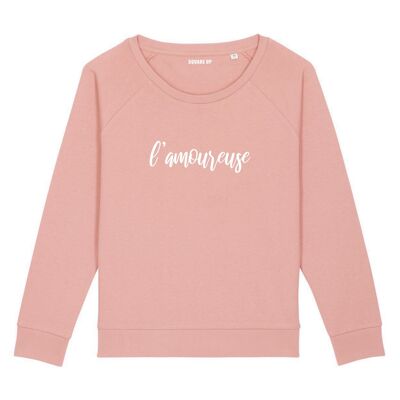 "L'amoureuse" sweatshirt - Woman - Color Canyon pink