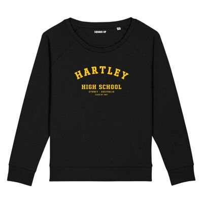 "Hartley High School" Sweatshirt - Woman - Color Black