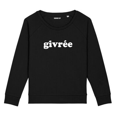 Sweatshirt "Givrée" - Damen - Farbe Schwarz