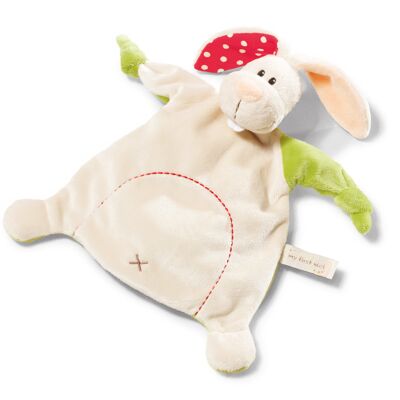 Doudou lapin 25x25cm