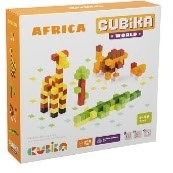 Jeu de construction en bois Cubika World "Afrique" 2