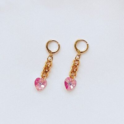 aurore earrings (pink)