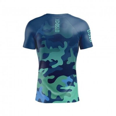 Blaues Camouflage-T-Shirt für Herren - Otso