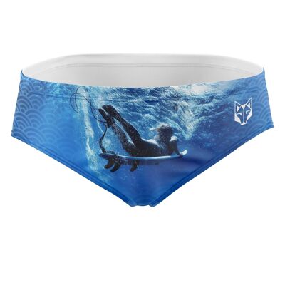 Maillot de Bain Femme 1 Pièce Otso Surf Bleu