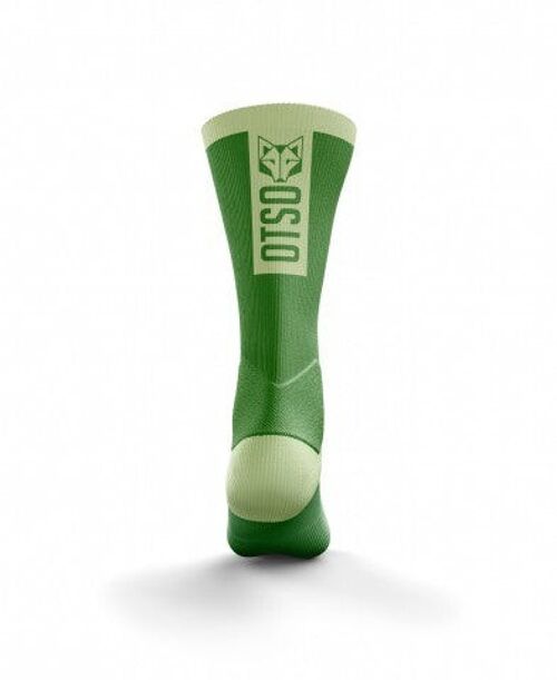 chaussettes de vélo haute  APPLE GREEN & LIME - OTSO