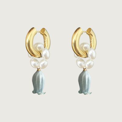 Pendientes Aro Blue Campanilla