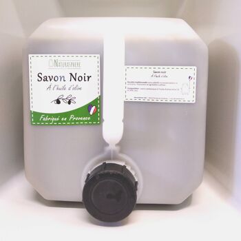 Savon Noir à l'huile d'olive 20 kg concentré pour vrac avec étiquettes 🔄 1