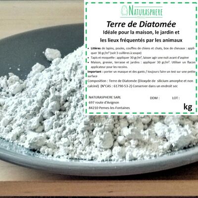 Diatomaceous earth 5 kg for bulk with labels