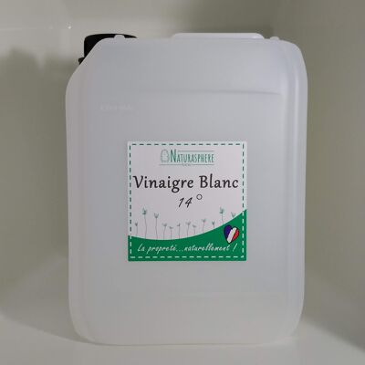 Vinaigre blanc 14° 5 kg - bidons réemployés ! 🔄