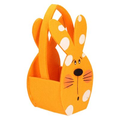 Felt bag "Rabbit" orange