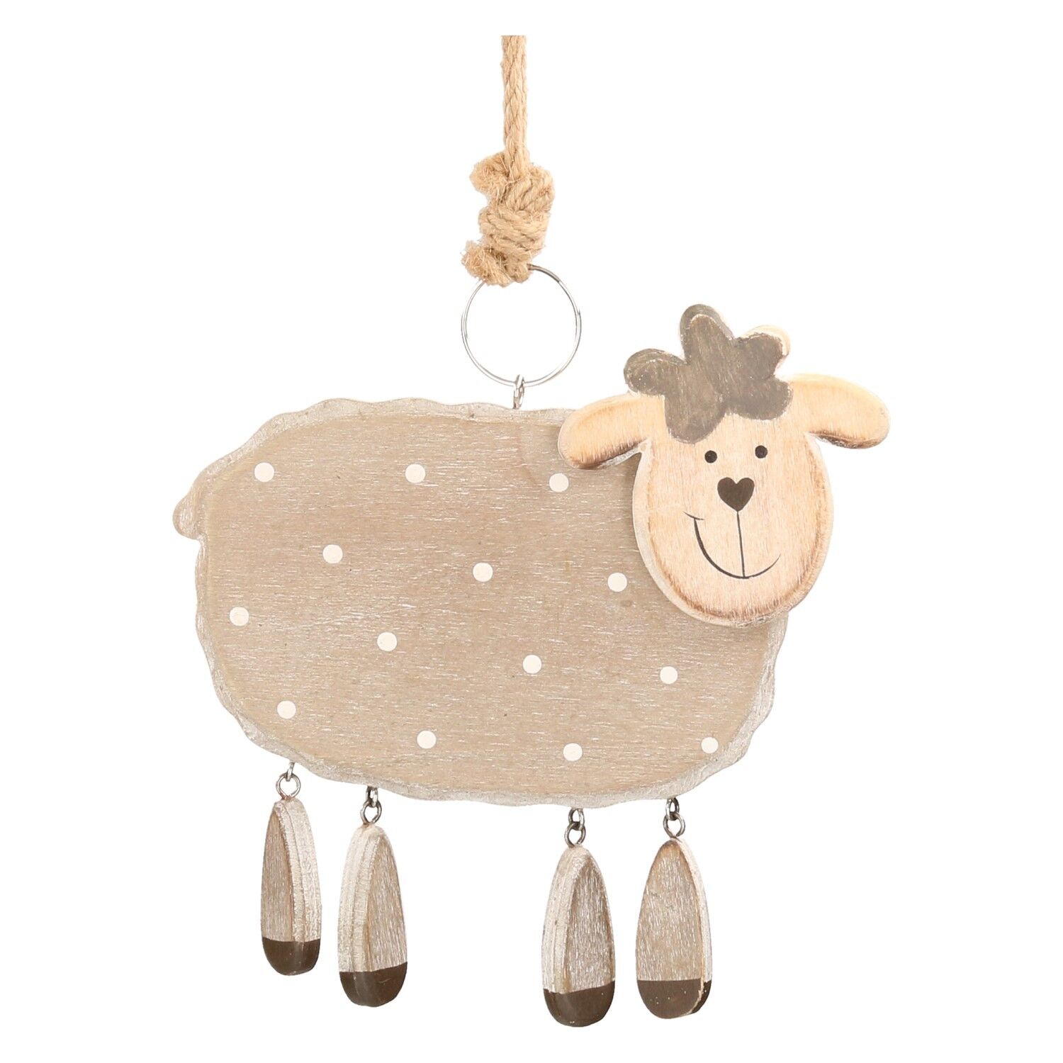 Pecora in legno da appendere