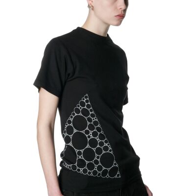 Undercurrent Tee Shirt: Abstract Triangle Art