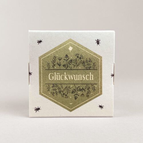 Honigpralinen / Honig Pralinen 4er Special Edition Glückwunsch