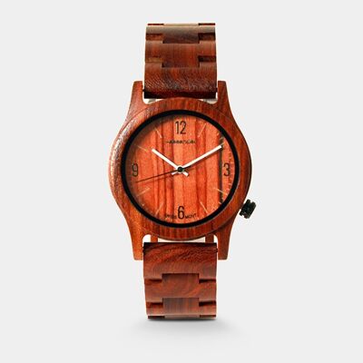 Mars rosewood men's watch