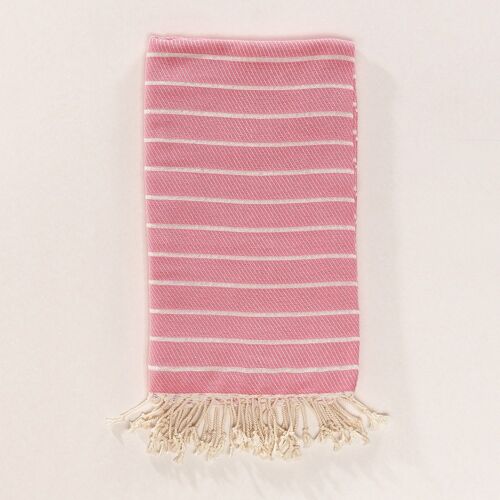 Toros Cotton Hammam Towel | Candy Pink