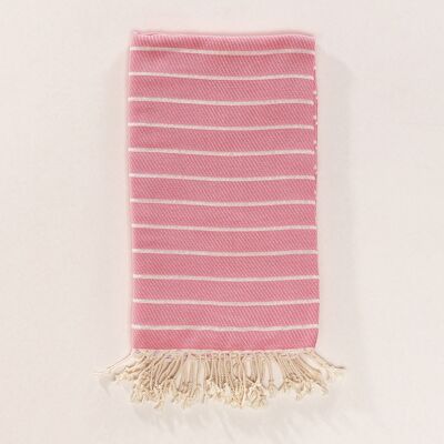 Asciugamano Hammam in cotone Toros | Rosa confetto