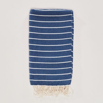 Toros Cotton Hammam Towel | Cobalt Blue