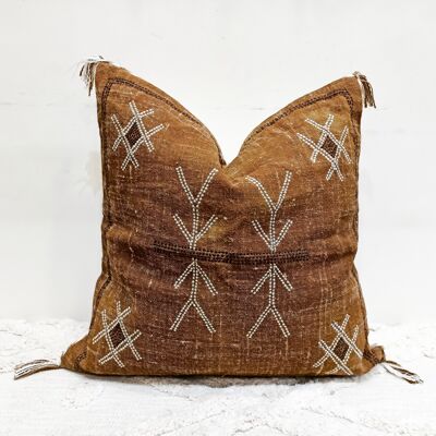 Cactus Silk Inspired Handmade Linen Cushion Cover