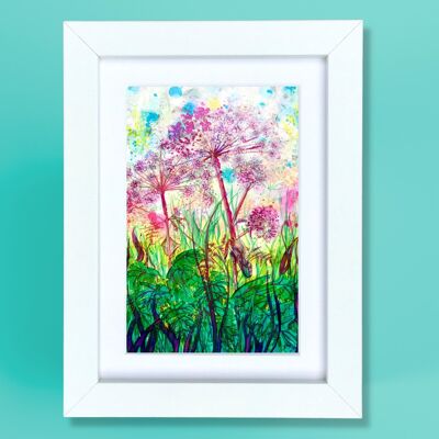 Angelica Gigas - small framed print