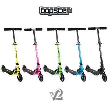 Trottinette Pliante Bopster V2 Jaune Fluo 4