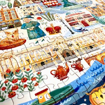 bopster London Illustrated Jigsaw Puzzle - 1000 pièces - Cadeau et souvenir de Londres 5
