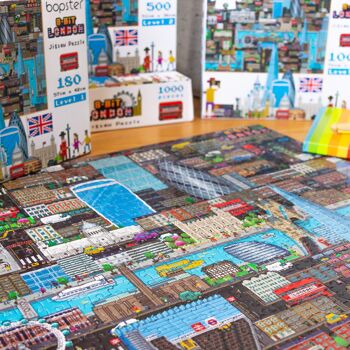 bopster London 8-bit Pixel Jigsaw Puzzle - 180 pièces - Cadeau et souvenir de Londres 7
