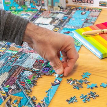 bopster 8-bit Pixel Jigsaw Puzzle NEW YORK - 180 pièces - Cadeau et souvenir de New York 7
