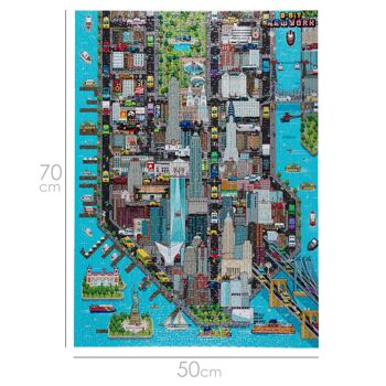 bopster 8-bit Pixel Jigsaw Puzzle NEW YORK - 1000 pièces - Cadeau et souvenir de New York 4