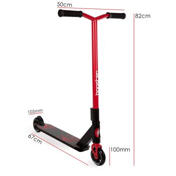 Bopster Trottinette Freestyle CP-100M - Rouge 3