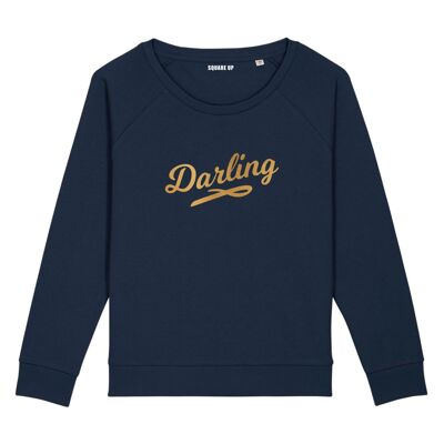 Sweatshirt "Darling" - Damen - Farbe Marineblau
