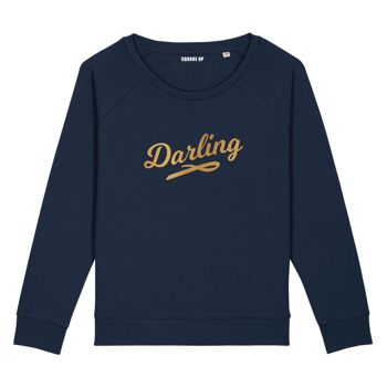 Sweat "Darling" - Femme - Couleur Bleu Marine