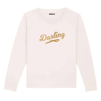 Sweatshirt "Darling" - Damen - Farbe Creme