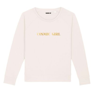 Sweat "Cosmic Girl" - Femme - Couleur Creme