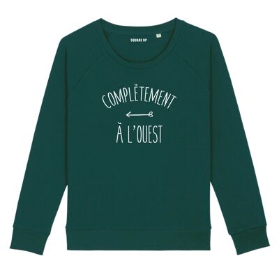 Felpa "Complément à l'ouest" - Donna - Colore Verde Bottiglia