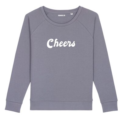 Sweatshirt "Cheers" - Woman - Color Lavender