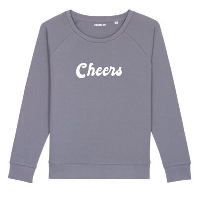 Sweat "Cheers" - Femme - Couleur Lavande