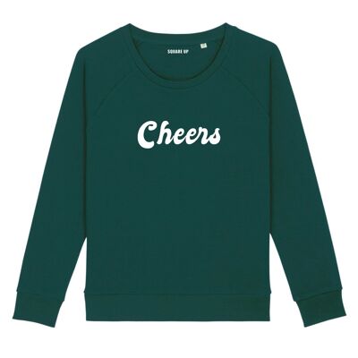 Sudadera "Cheers" - Mujer - Color Verde Botella