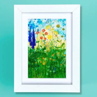 Summer Garden - small framed print