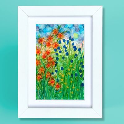 Summer Meadow - small framed print