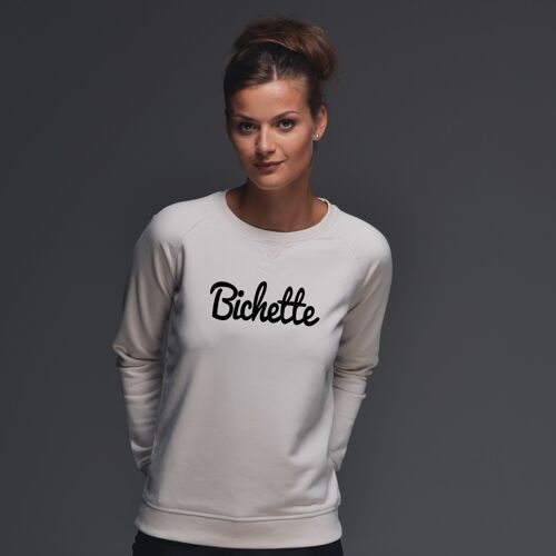 Sweat "Bichette" - Femme - Couleur Blanc
