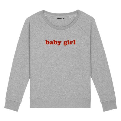 Sudadera "Bebé Niña" - Mujer - Color Gris Jaspeado