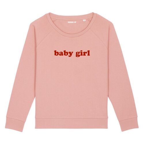 Sweat "Baby Girl" - Femme - Couleur Rose canyon