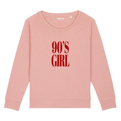 Felpa "90's girl" - Donna - Colore Rosa Canyon