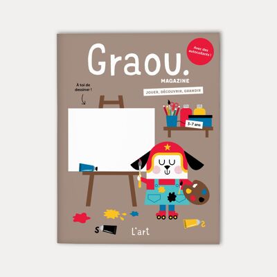Zeitschrift Graou 3 - 7 Jahre, N° L&#39;art