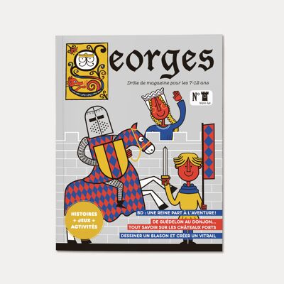 Magazine Georges 7 - 12 years old, Middle Ages issue - Knights