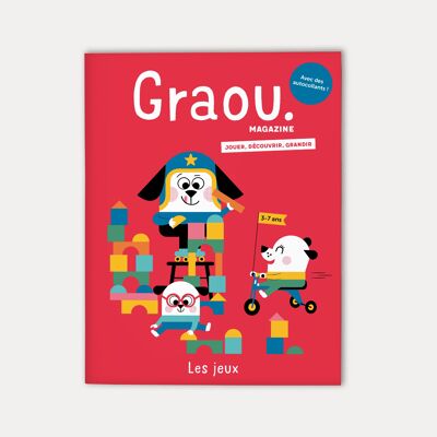 Magazine Graou 3 - 7 ans, N° Les jeux